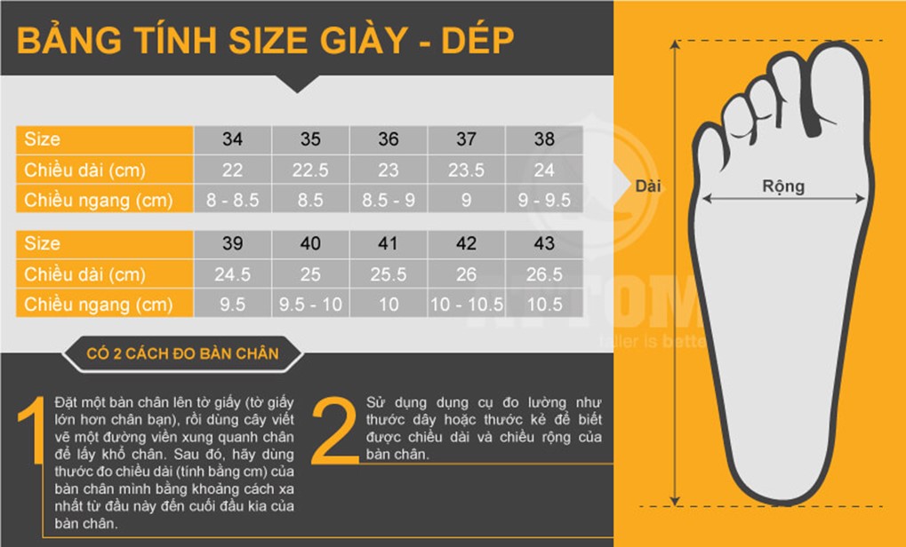 Làm thế nào để mua được đôi giày vừa chân?. Bách Khoa Tri Thức