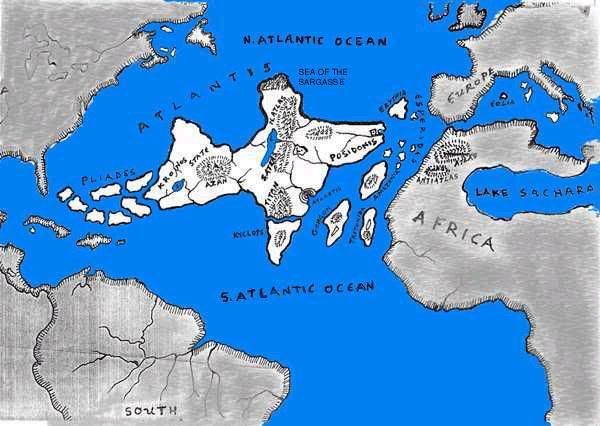 Lục địa Atlantis nằm ở đâu trên trái đất này. Bách Khoa Tri Thức
