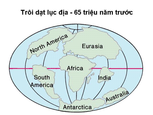 Lục địa phân thành mấy khối. Bách Khoa Tri Thức