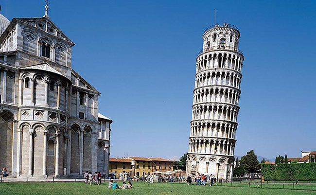 Tháp nghiêng Pisa cao  bao nhiêu. Bách Khoa Tri Thức