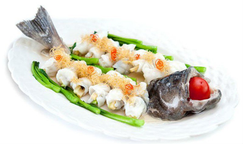 Bột cuộn cá chẽm. 100 Món ngon cùng Vua đầu bếp Christine Hà - Công thức nấu ăn