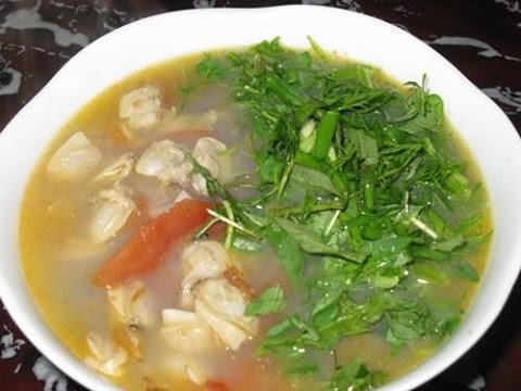 Canh ngao rau răm. 100 Món ngon cùng Vua đầu bếp Christine Hà - Công thức nấu ăn
