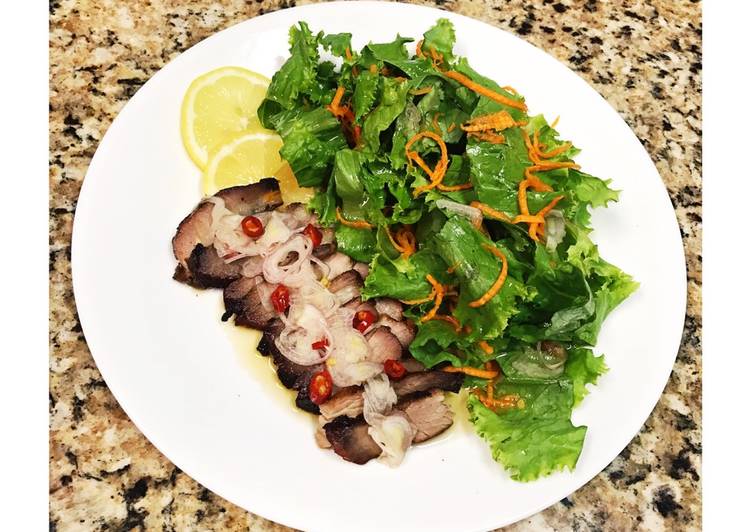 Salad thịt nướng. 100 Món ngon cùng Vua đầu bếp Christine Hà - Công thức nấu ăn