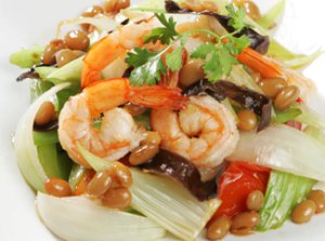Tôm xào đậu tương. 100 Món ngon cùng Vua đầu bếp Christine Hà - Công thức nấu ăn