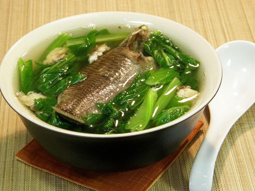 Canh rau má nấu cá rô đồng. Canh chè thanh mát giải độc cơ thể - Công thức nấu ăn