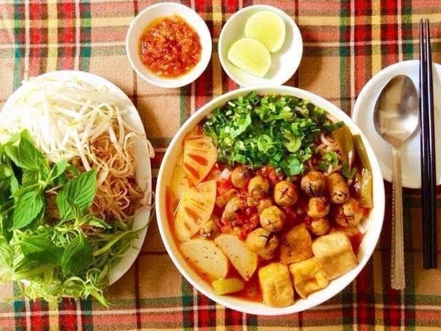 Bún chay huế. Công thức nấu ăn chay - Công thức nấu ăn