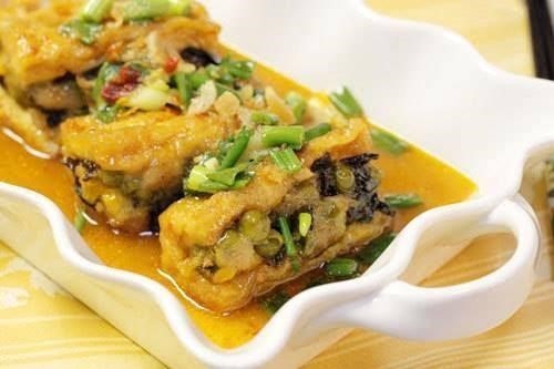 Đậu phụ nhồi nấm chay. Công thức nấu ăn chay - Công thức nấu ăn