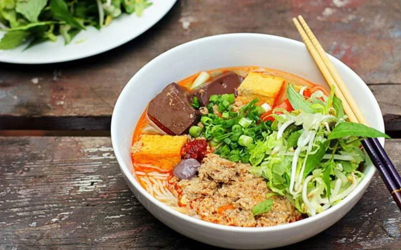 Bún riêu cua. Món ăn truyền thống Việt Nam - Công thức nấu ăn