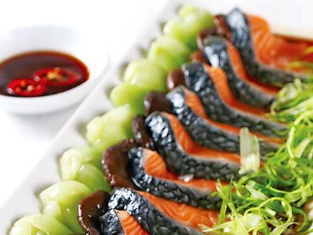 Cá hồi xào cải thìa. Món ăn truyền thống Việt Nam - Công thức nấu ăn