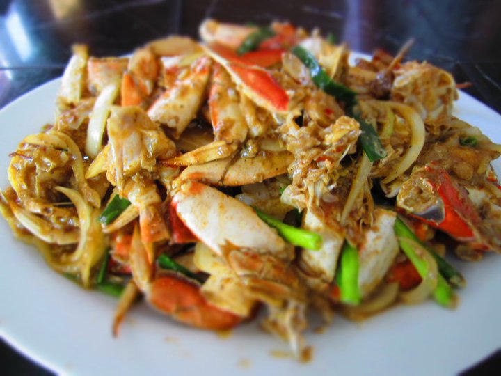 Cua bấy xào gừng, hành. Món ăn truyền thống Việt Nam - Công thức nấu ăn