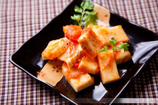 Dừa kho cà chua. Món ăn truyền thống Việt Nam - Công thức nấu ăn