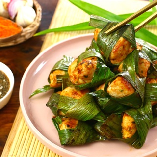 Gà chiên lá dứa. Món ăn truyền thống Việt Nam - Công thức nấu ăn
