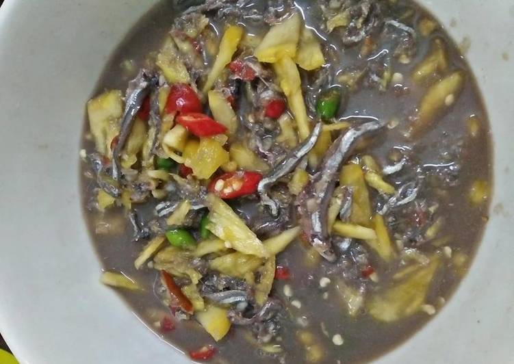 Mắm cá cơm trộn dứa. Món ăn truyền thống Việt Nam - Công thức nấu ăn
