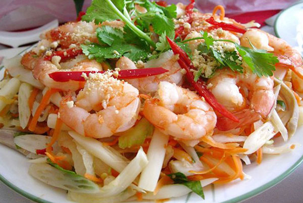 Tôm bó ngó sen. Món ăn truyền thống Việt Nam - Công thức nấu ăn
