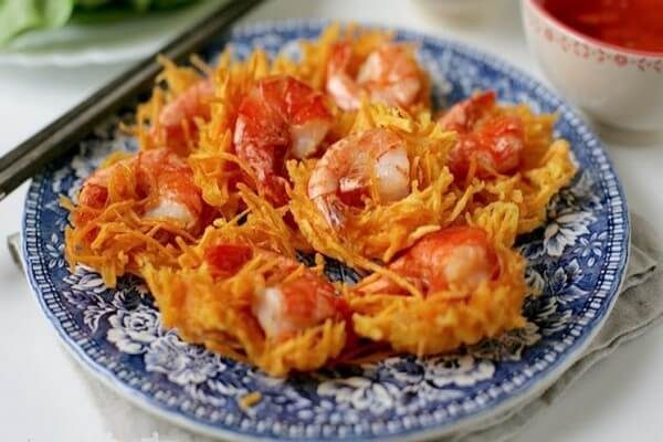 Tôm chiên khoai. Món ăn truyền thống Việt Nam - Công thức nấu ăn